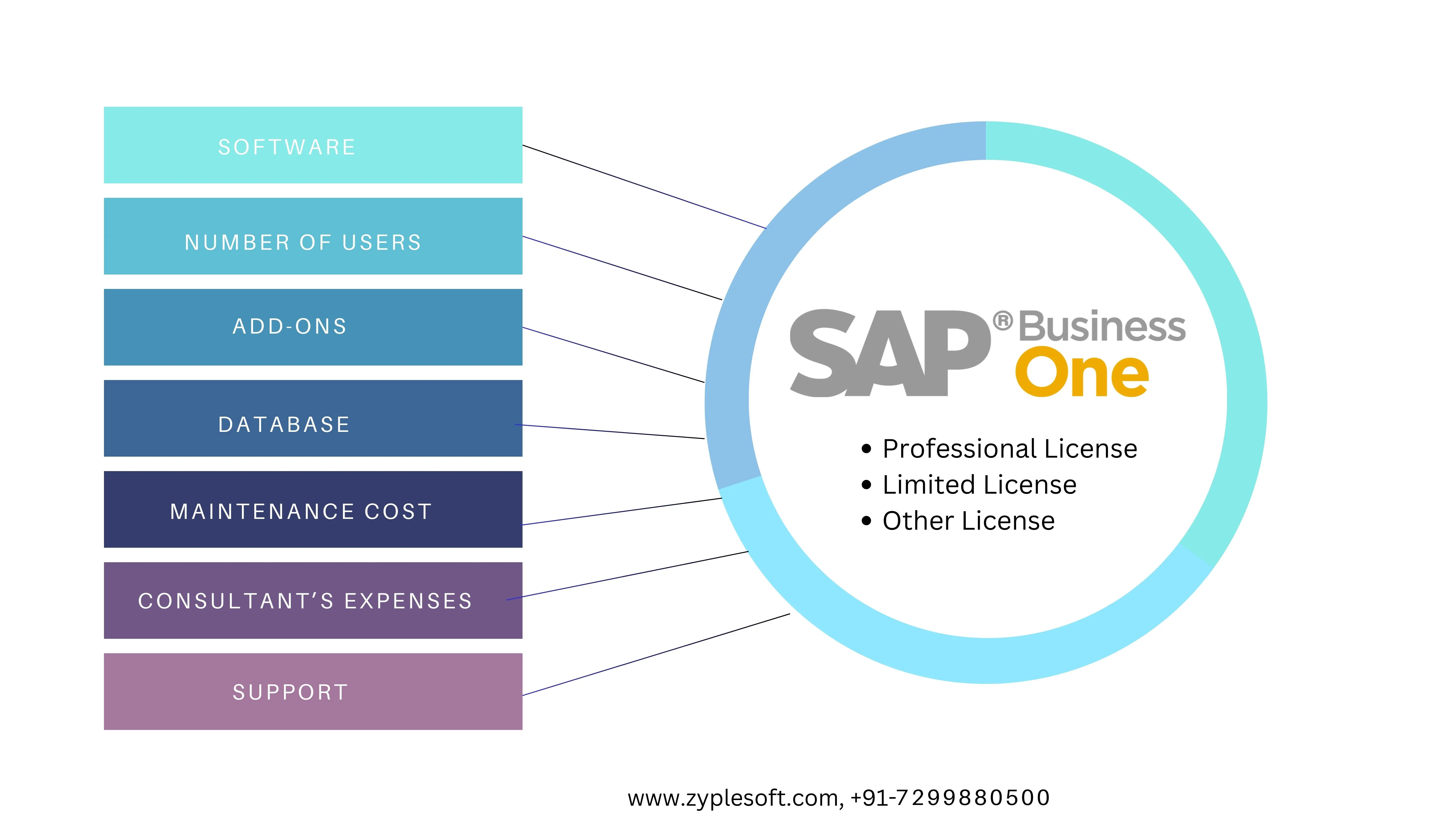 SAP Business One license price or cost